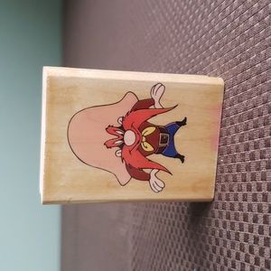 ☆Rare☆ Yosemite Sam Rubber Stamp •Warner Bros• Looney Tunes Cartoon Character